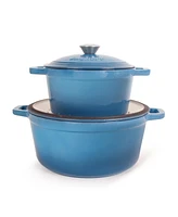 BergHOFF Neo 10pc Cast Iron Cookware Set