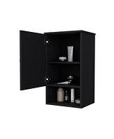 Fm Furniture Amado Nightstand with Open Storage