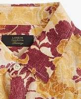 Club Room Men's Linen Floral Tapestry Shirt, Exclusively at Macy's