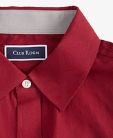 Club Room Men's Long Sleeve Diamond Jacquard Button-Front Shirt, Exclusively at Macy's