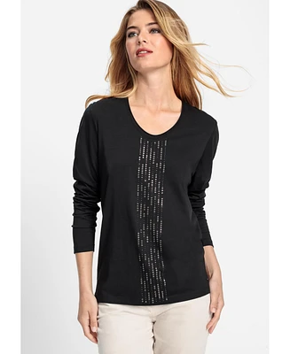 Olsen Women's Embellished T-Shirt