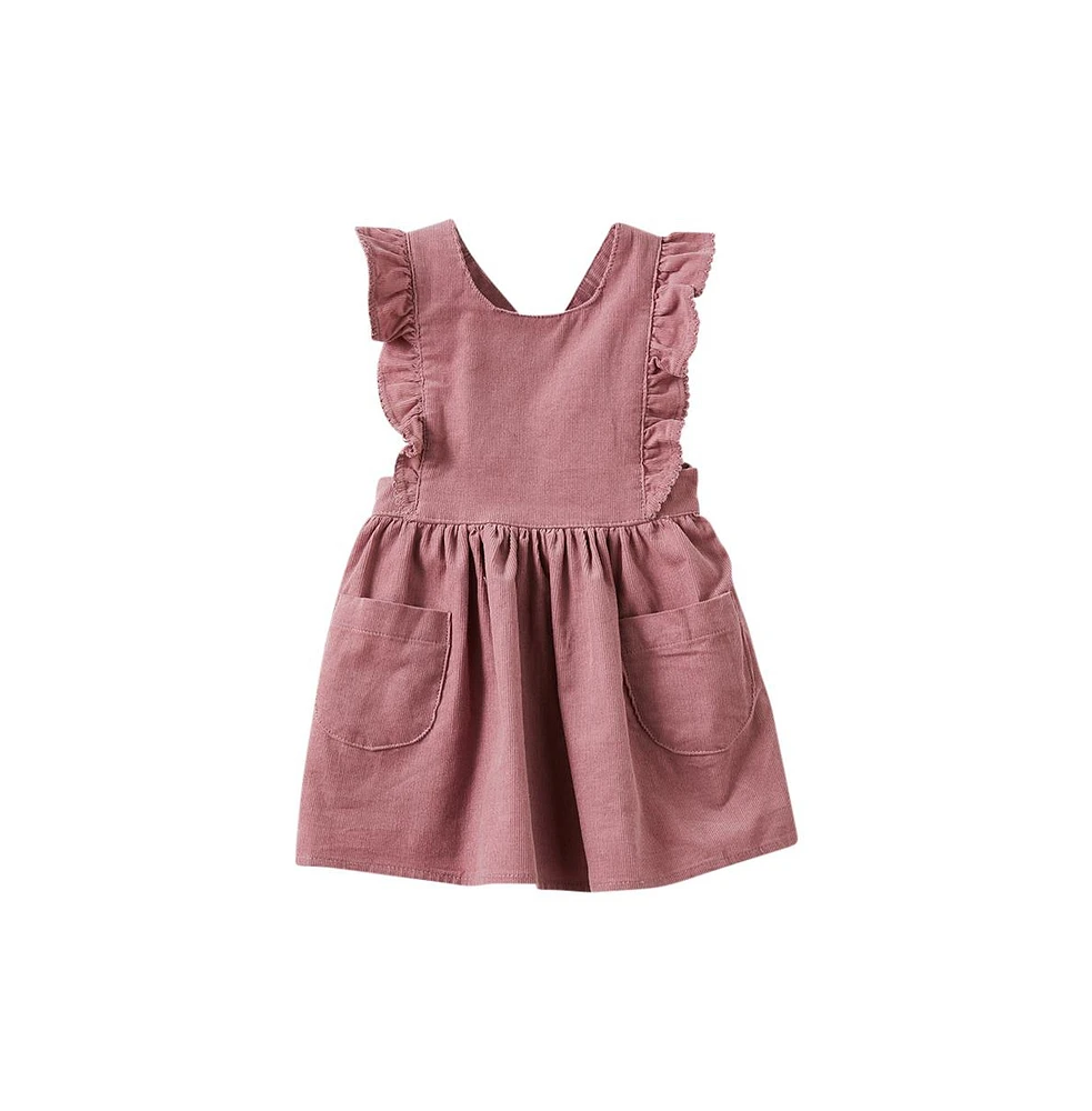 Cotton On Baby Girls Paige Ruffle Pinafore Dress