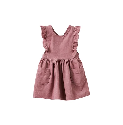 Cotton On Baby Girls Paige Ruffle Pinafore Dress