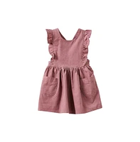 Cotton On Baby Girls Paige Ruffle Pinafore Dress