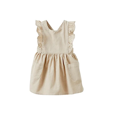 Cotton On Baby Girls Paige Ruffle Pinafore Dress