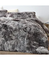 Coma Inducer Are You Kidding Oversized King Comforter Set - Gray Tie-Dye - Gray tie