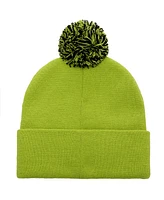 The Grinch Men's Dr. Seuss Face cuffed Knitted Pom Beanie