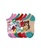 Squishmallows Girls Characters 6-Pack Ankle Socks