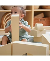 Kaplan Early Learning Jumbo Foam Blocks - Natural - 36 Pieces