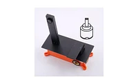 Wall-Mount Faucet for Bathroom Sink or Bathtub, Single Handle with 2 Holes and Brass Rough-In Valve Included
