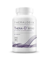 Theralogix Thera-d 6000 Vitamin D Supplement - 6,000 Iu (150 mcg) Vitamin D3 - 90-Day Supply - Immune Support Supplement for Women & Men