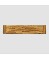 Acacia Wood Dining Bench: Outdoor Style And Durability