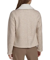 Andrew Marc Sport Women's Tweed Cardigan