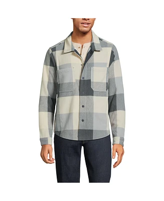 Lands' End Men's Anyweather Fleece Shirt Jacket