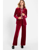 Olsen Women's Velvet Blazer