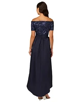 Adrianna Papell Women's Sequined Taffeta Gown