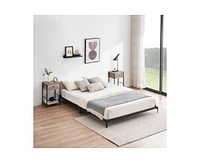 gaomon Bed Frame Heavy Duty Metal Mattress Foundation Platform Sturdy Steel Slat No Box Spring Needed, Easy Assembly