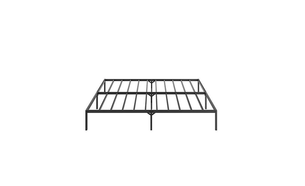 Slickblue Sturdy Metal Platform Bed Frame No Box Spring Needed for Convenient Sleep Solutions