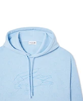 Lacoste Men's Relaxed Fit Long Sleeve Flower Print Logo Hoodie