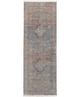 Feizy Marquette 39GVF 2'8"x8' Runner Area Rug