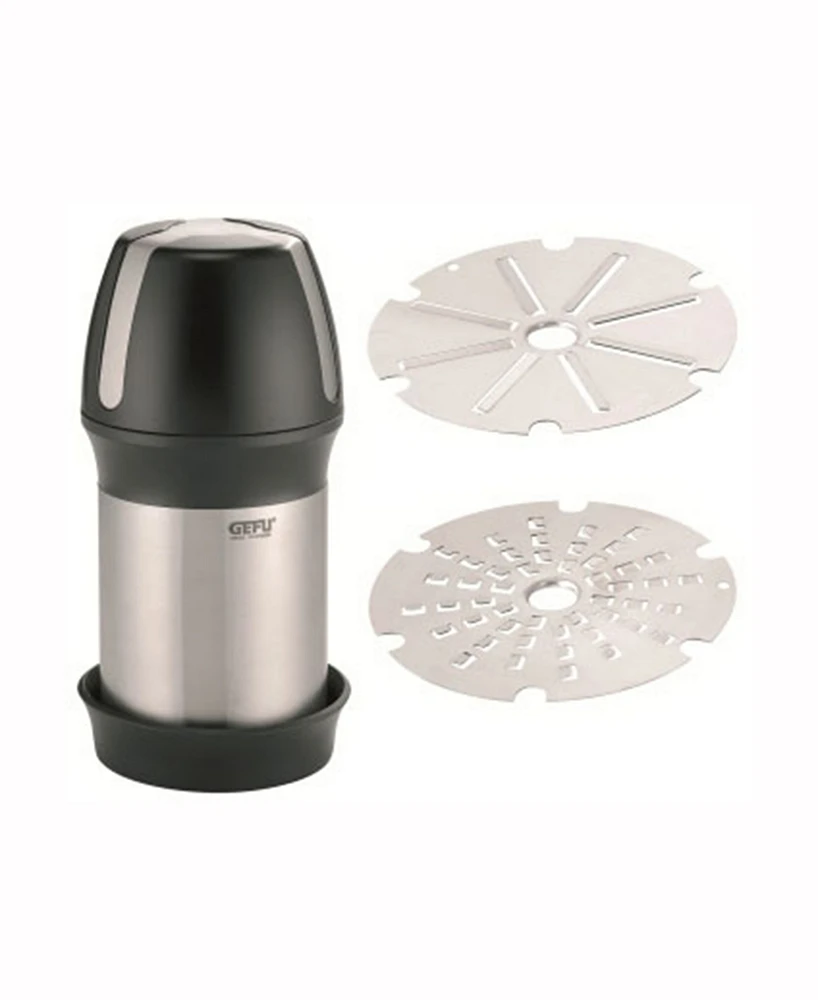 Gefu Stainless Steel 3 Blade Fine and Flake Tabletop Grater