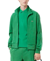 Lacoste Men's Paris Long Sleeve Zip-Front Logo Sweatshirt