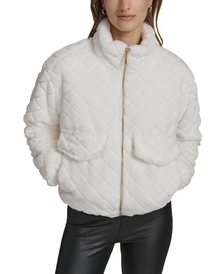 Andrew Marc Sport Women's Quilted Faux-Fur Jacket