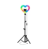 Supersonic 10" Heart Shaped Rgb Selfie Ring Light