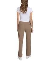 Andrew Marc Sport Women's Twill Flare-Leg Pants