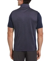 Pga Tour Men's Micro Jacquard Full-Zip Sweater Vest