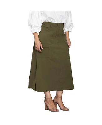 Standards & Practices Women's A-Line Cargo Pocket Skirt