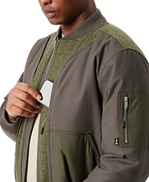 Bass Outdoor Men's Hero Mixed Media Zip-Front Bomber Jacket