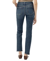 Silver Jeans Co. Women's Most Wanted Mid Rise Straight Leg