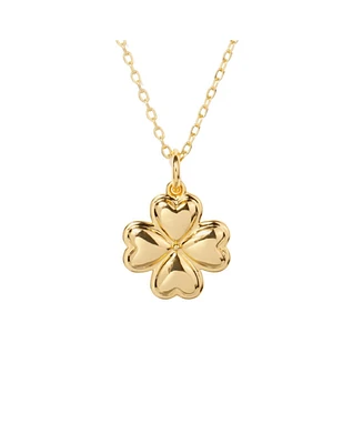 Clover Pendant Charm Necklace