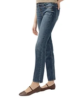 Silver Jeans Co. Women's Most Wanted Mid Rise Straight Leg