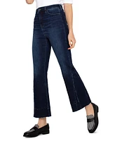 Liverpool Los Angeles Women's Hannah High-Rise Cropped Flare Jeans