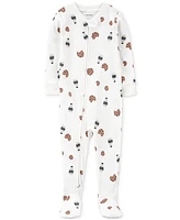 Carter's Baby Boys and Girl 2 Way Zip One-Piece 100% Snug Fit Cotton Footed Pajamas