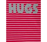 Carter's Baby Boys Striped Hugs Hooded Bodysuit & Pants, 2 Piece Set