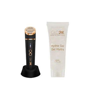 GLO24K Skin Beauty Device +Conductive Hydra Gel