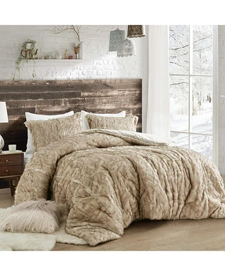 Coma Inducer Oversized Queen Comforter - Arctic Bear - Tundra Brown