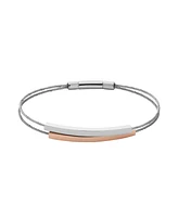 Skagen Women's Kariana Rose Gold Stainless Steel Multi-Strap Bracelet