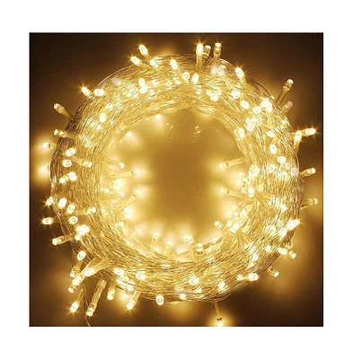 200 Count Led Plug in String Lights Waterproof Fairy Lights