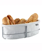 Gefu Stainless Steel Oval Bread Basket