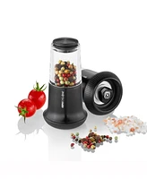 Gefu Stainless Steel With Ceramic Grinder Black Finish Small Salt or Pepper Mill