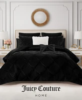 Juicy Couture Kiss Pleat Plush -Pc. Comforter Set