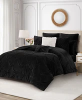 Juicy Couture Kiss Pleat Plush 7-Pc. Comforter Set, King