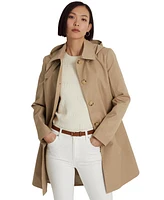 Lauren Ralph Women's Hooded Raincoat