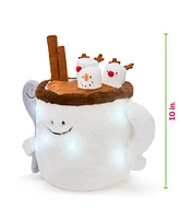 Geoffrey's Toy Box Star Brights 12" Led Light-Up Plush Hot Chocolate Toy, Created for Macy's