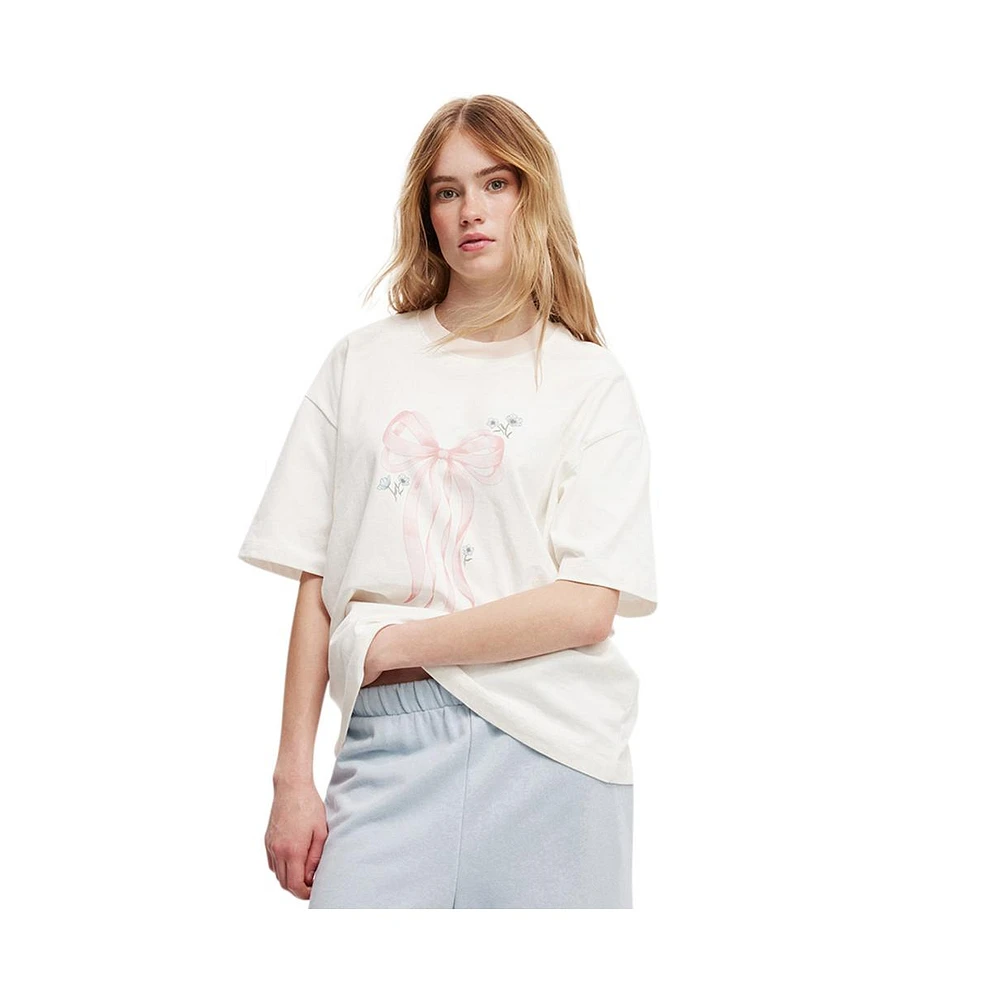 Cotton On Women's The Premium Boxy Graphic Tee