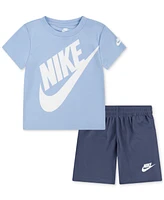 Nike Baby Futura Graphic T-Shirt & Shorts, 2 Piece Set